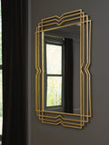 Claybrook Accent Mirror - Gold Finish