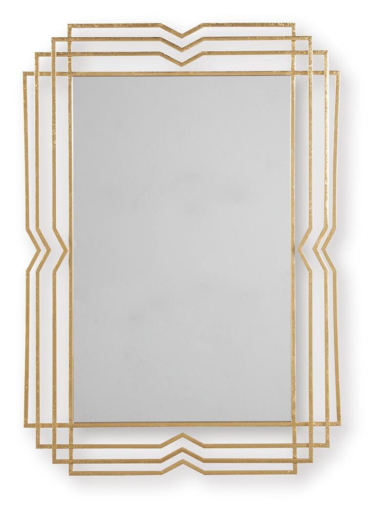 Claybrook Accent Mirror - Gold Finish
