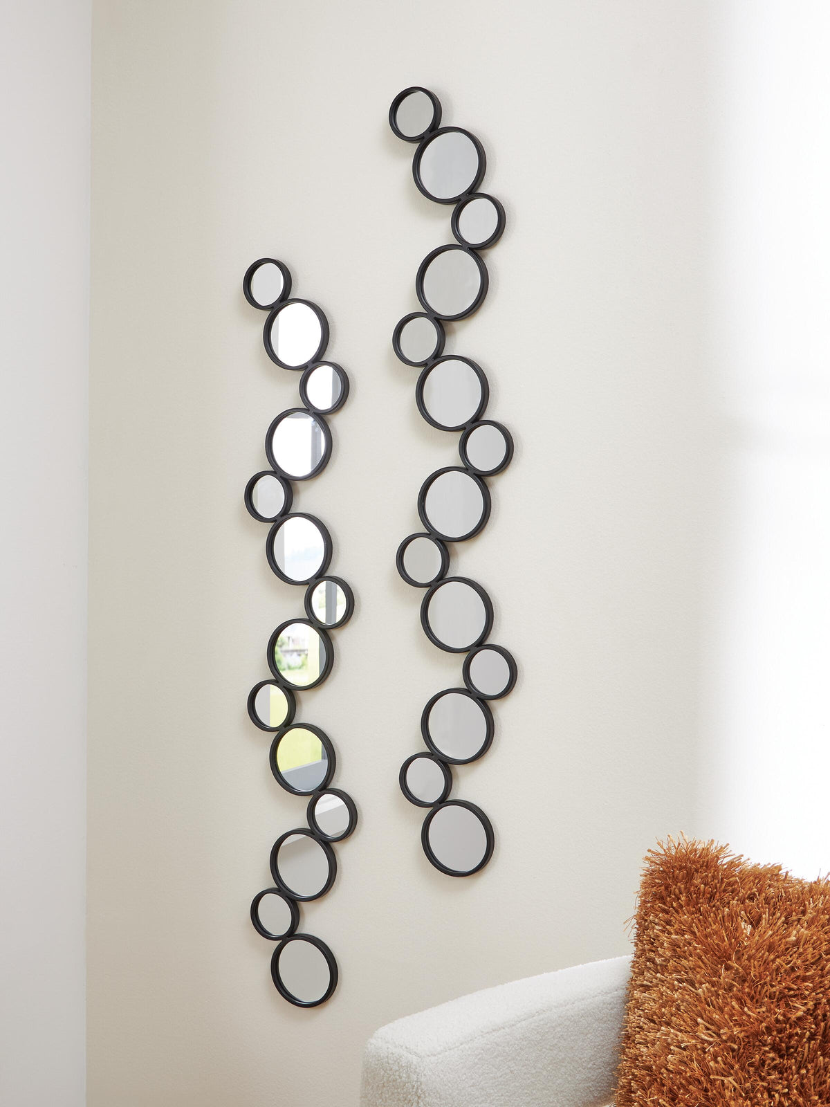Vinler Accent Mirror Set (2/CN) - Black