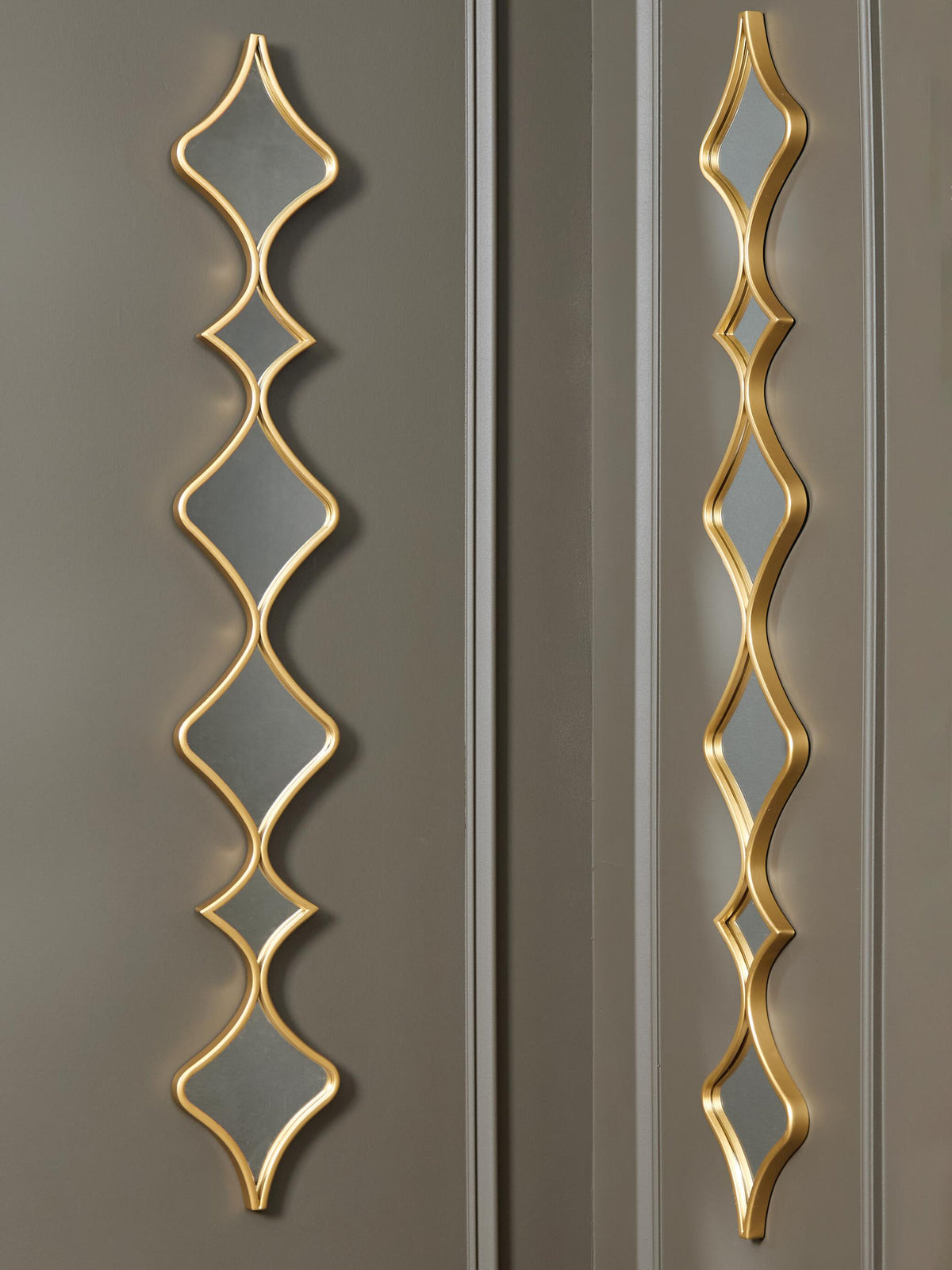 Harriswood Accent Mirror Set (2/CN) - Gold Finish