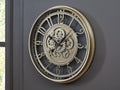 Gilover Wall Clock - Champagne Finish