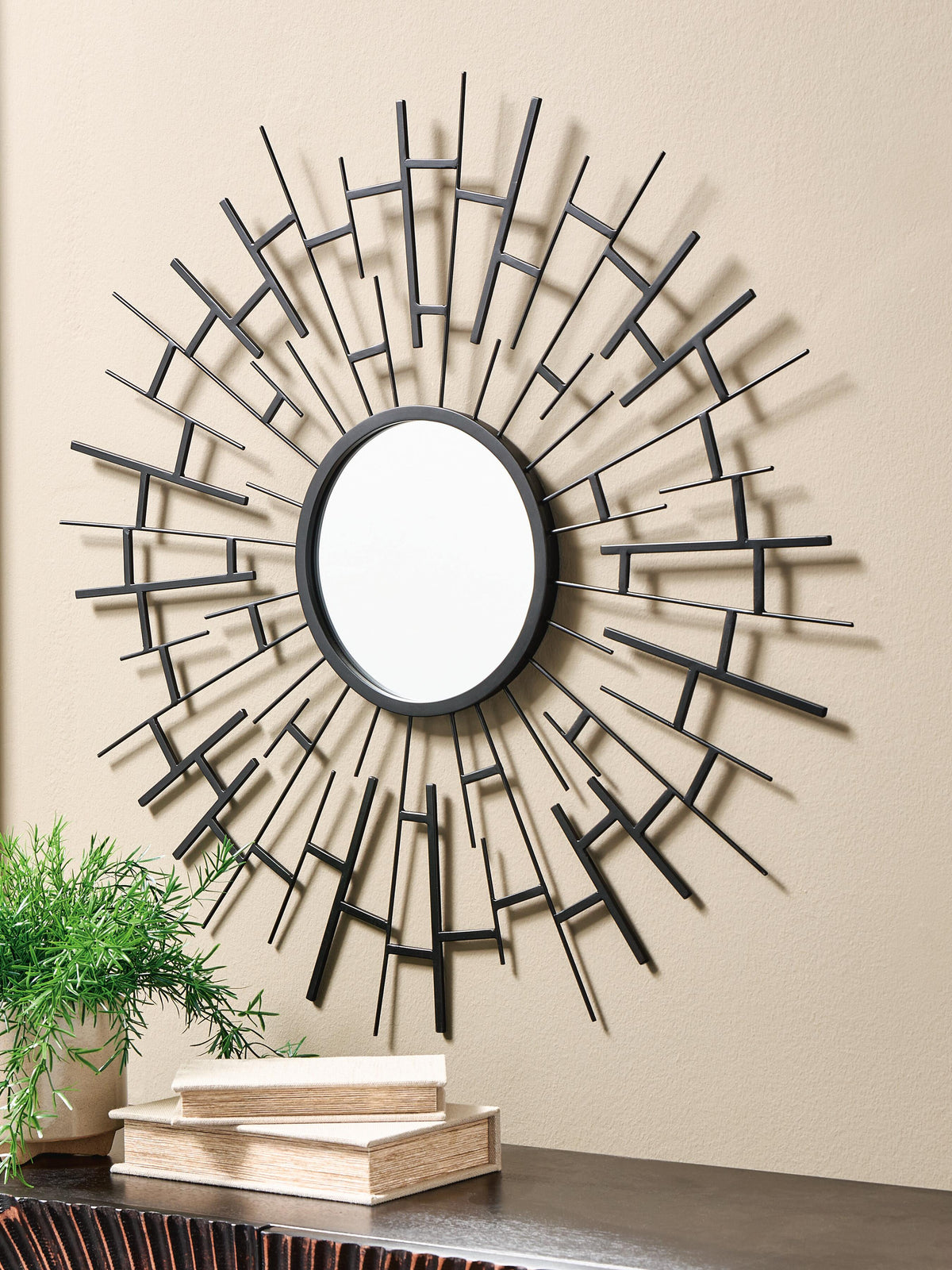 Garrenworth Accent Mirror - Black