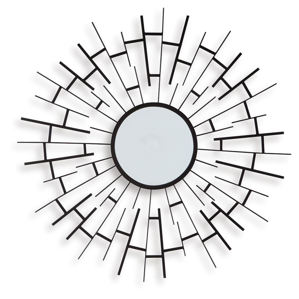 Garrenworth Accent Mirror - Black