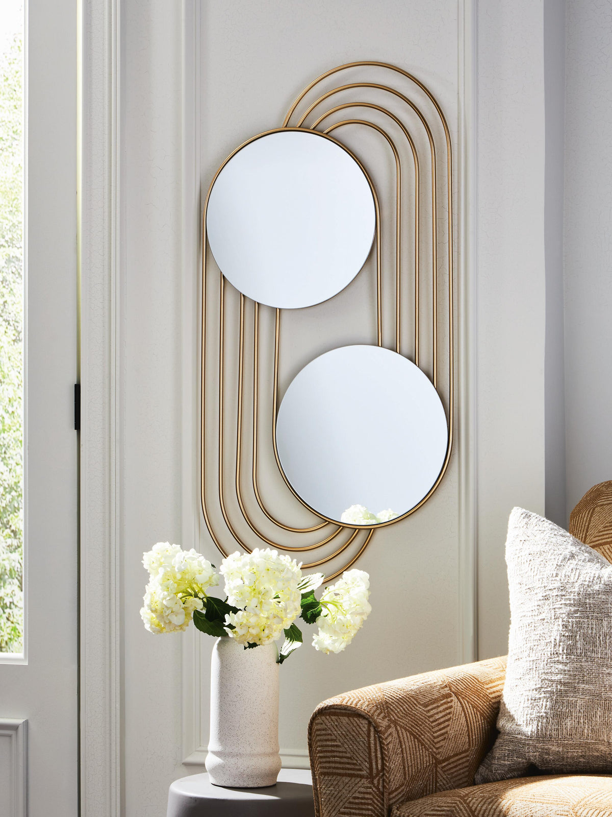 Warrenley Accent Mirror - Gold Finish