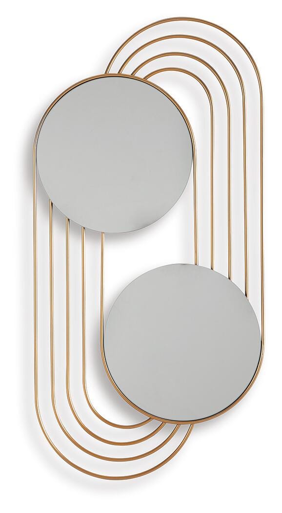 Warrenley Accent Mirror - Gold Finish