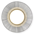 Dallmen Accent Mirror - Black/Gold Finish
