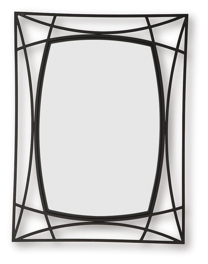 Freenville Accent Mirror - Black
