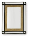 Beelman Accent Mirror - Black/Brown