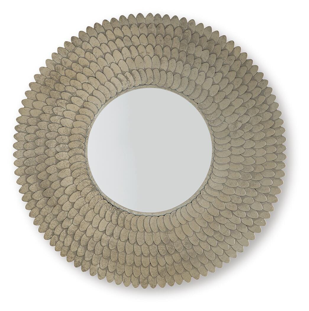 Wrightmund Accent Mirror - Champagne Finish