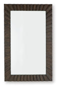 Advin Accent Mirror - Dark Brown