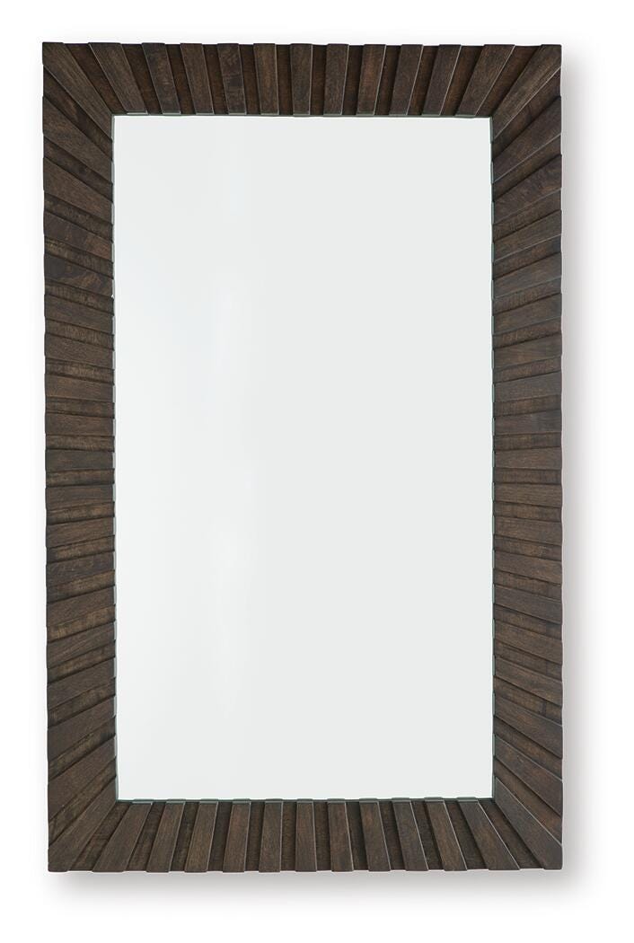 Advin Accent Mirror - Dark Brown