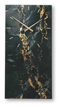 Teague Wall Clock - Black/Gold Finish