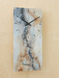 Teague Wall Clock - Brown/Gray/Ivory