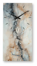 Teague Wall Clock - Brown/Gray/Ivory