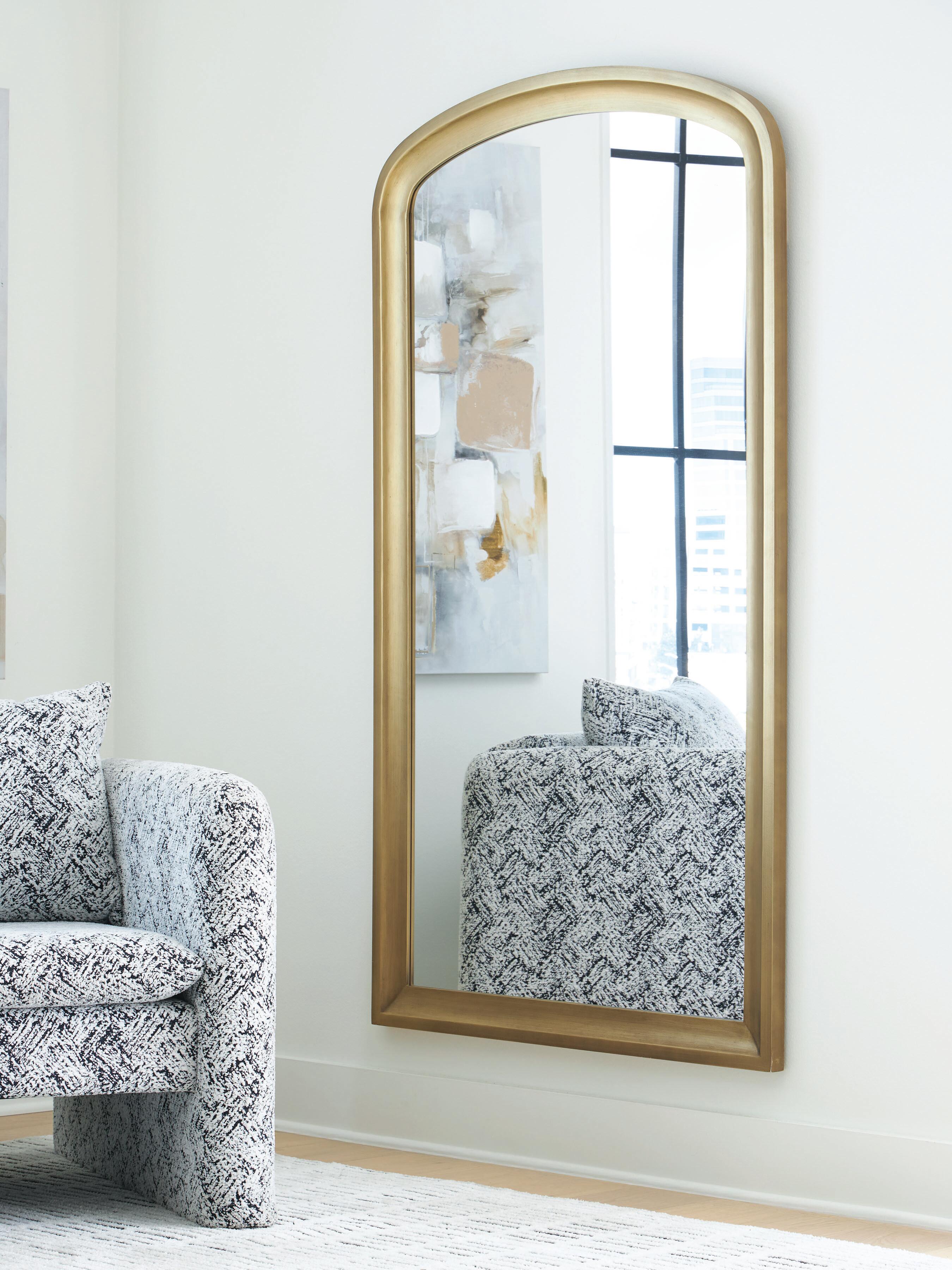 Fintan Floor Mirror - Gold Finish