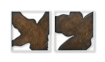 Landley Wall Decor Set (2/CN) - Brown/White