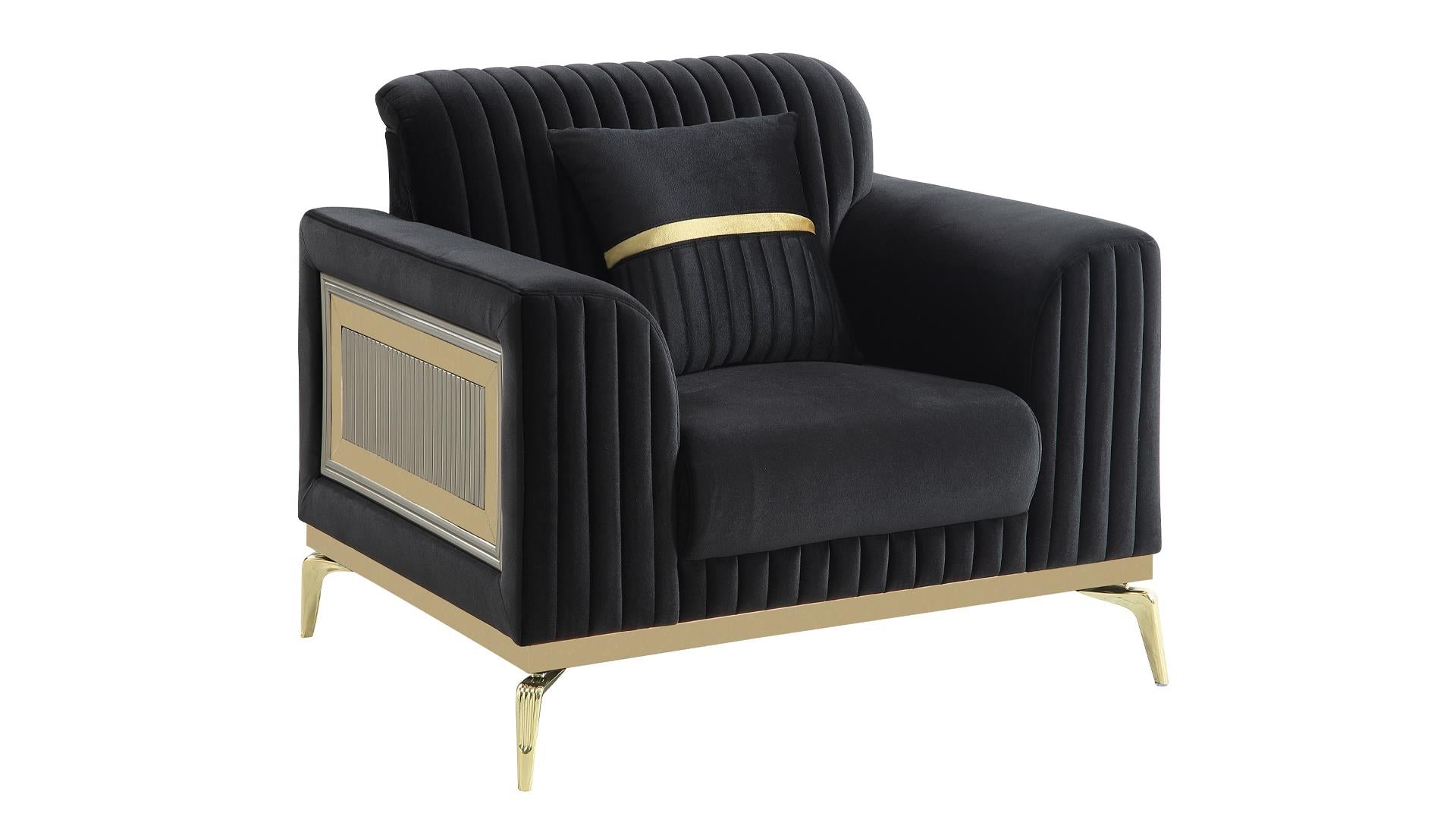 Antigua Living Room Collection - Black