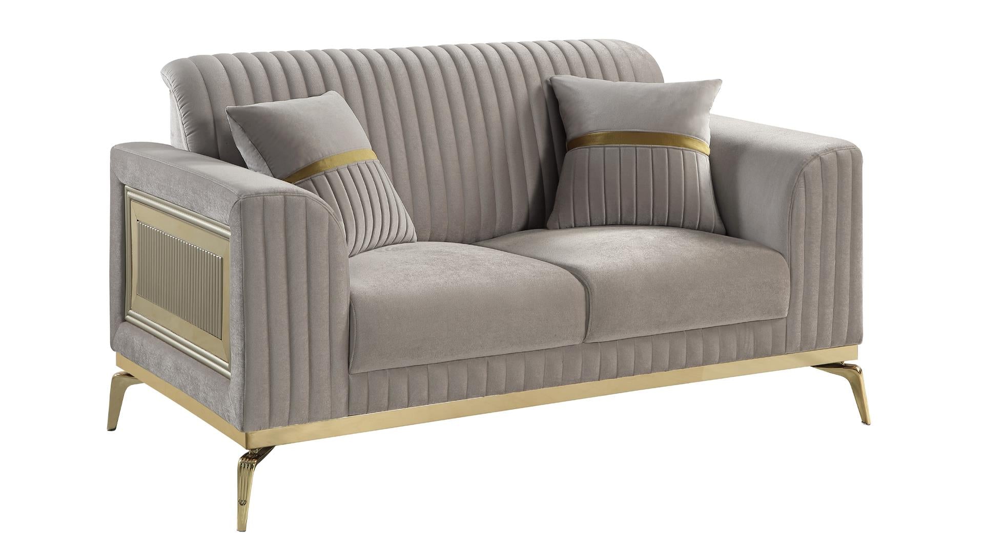 Antigua Living Room Collection - Taupe