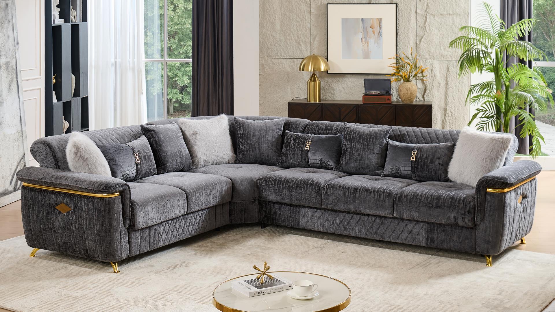 Argo Sectional Gray