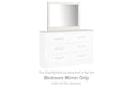 Gerridan Bedroom Mirror - White/Gray
