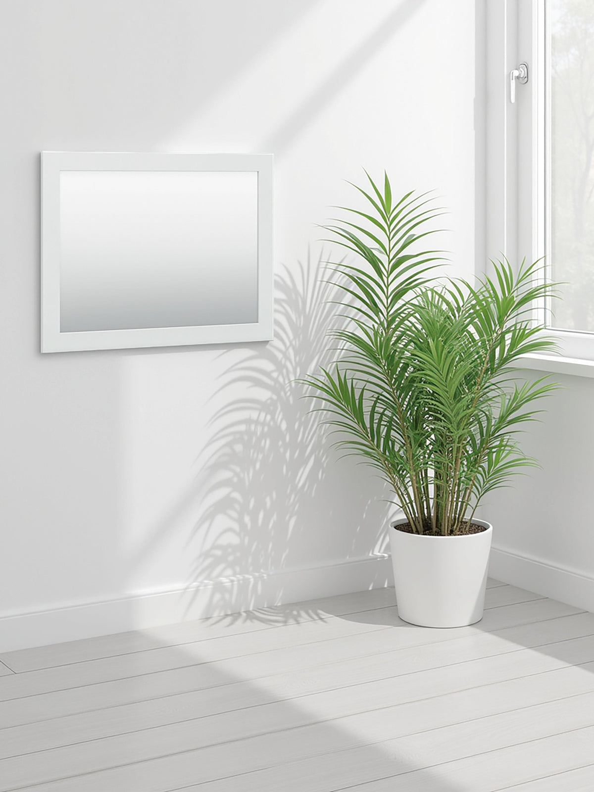Bostwick Shoals Bedroom Mirror - White