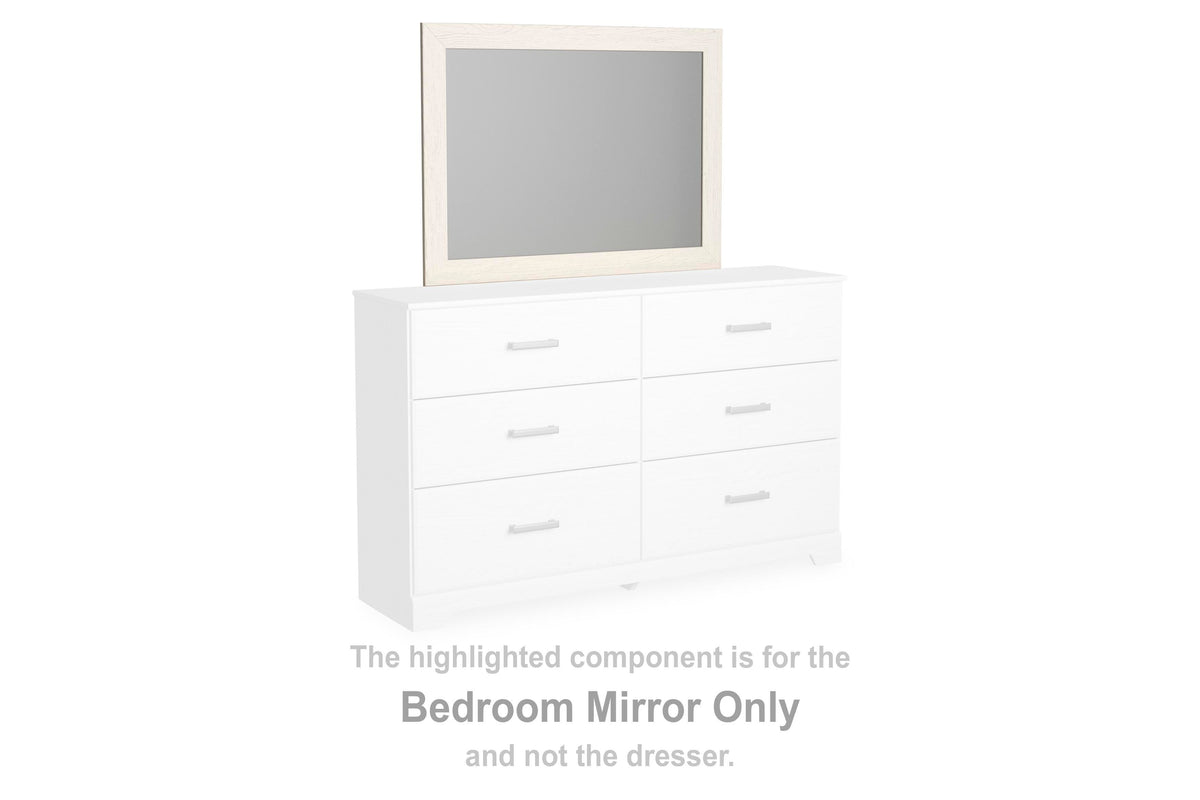 Stelsie Bedroom Mirror - White