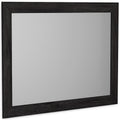 Belachime Bedroom Mirror - Charcoal