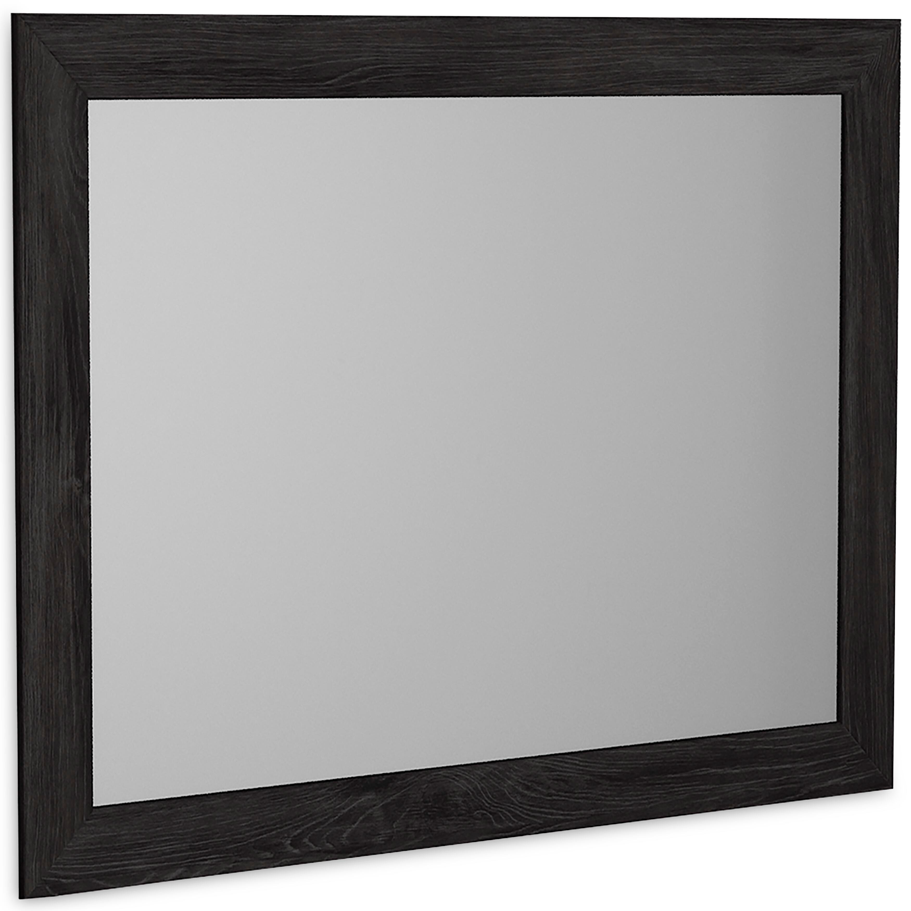 Belachime Bedroom Mirror - Charcoal