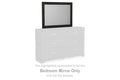 Belachime Bedroom Mirror - Charcoal