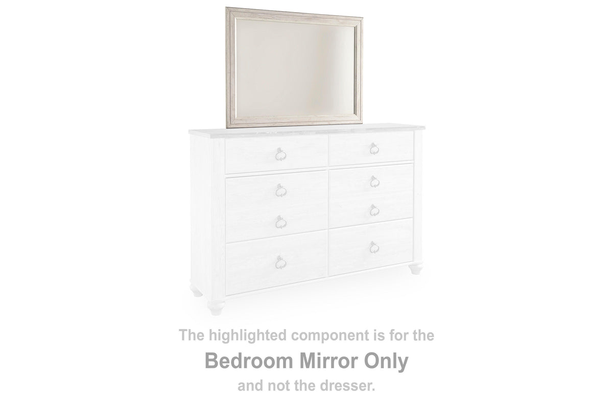 Willowton Bedroom Mirror - Whitewash