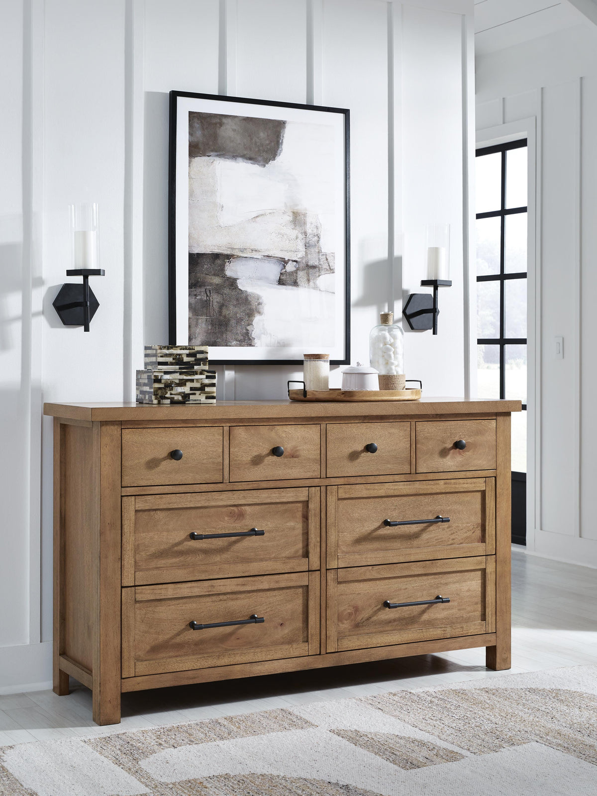 Aldricton Wall Art - Brown/White