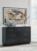 Clefting Wall Art - Black/Caramel/Tan