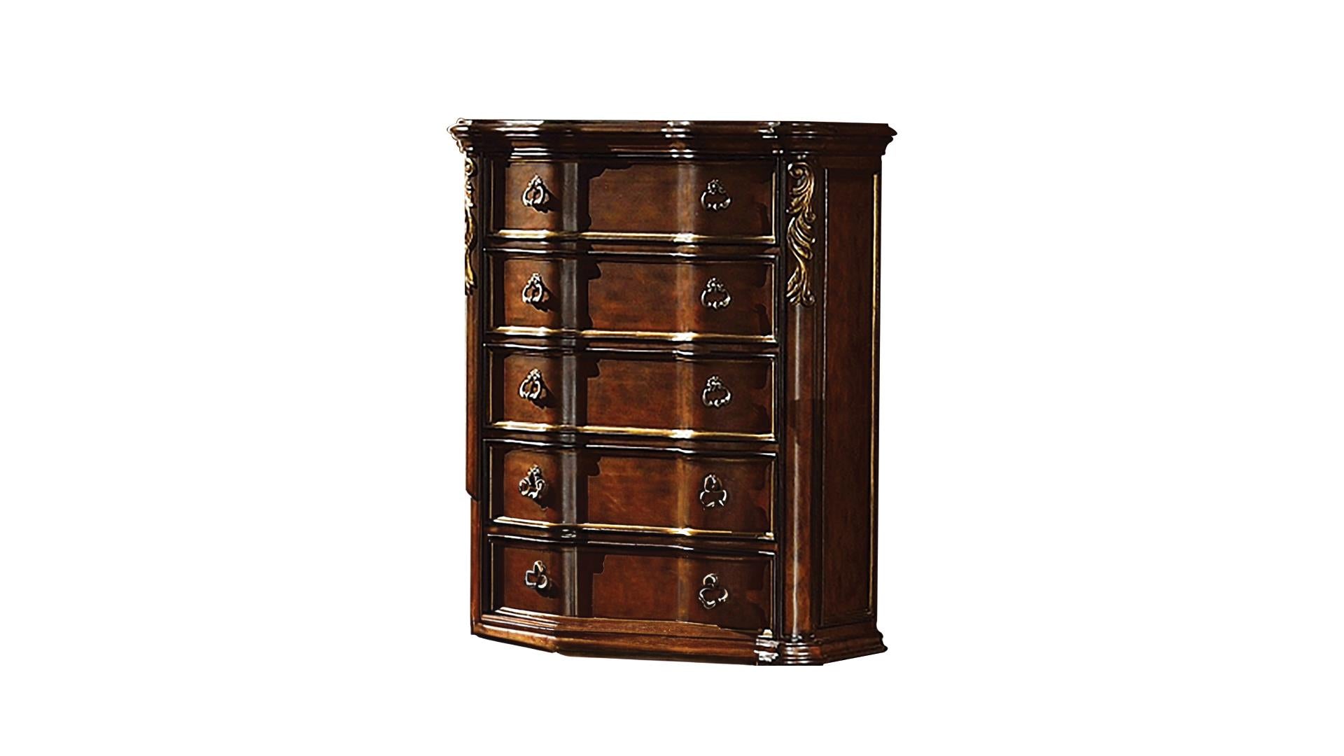 Bella Bedroom Collection - Dark Walnut