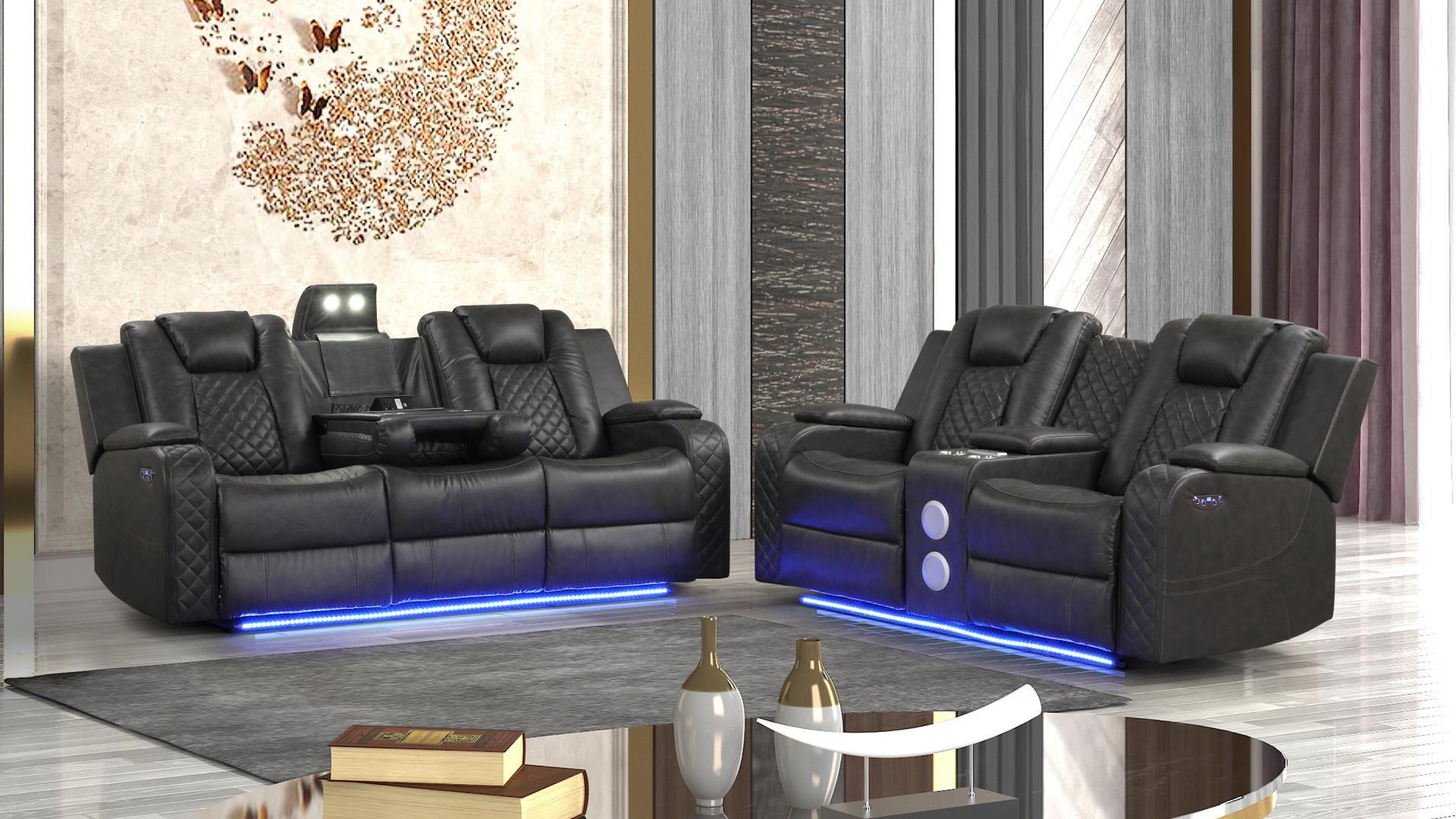 Benz Living Room Collection - Gray