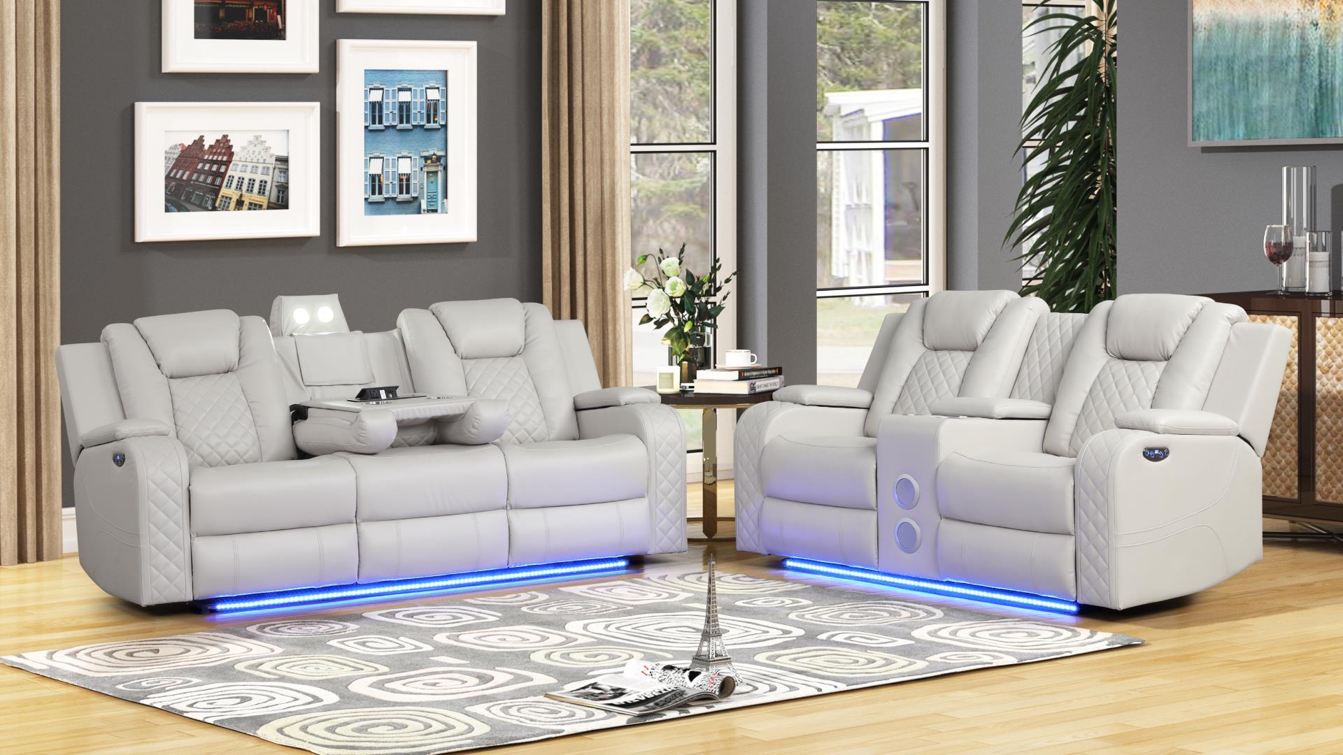 Benz Living Room Collection - Ice