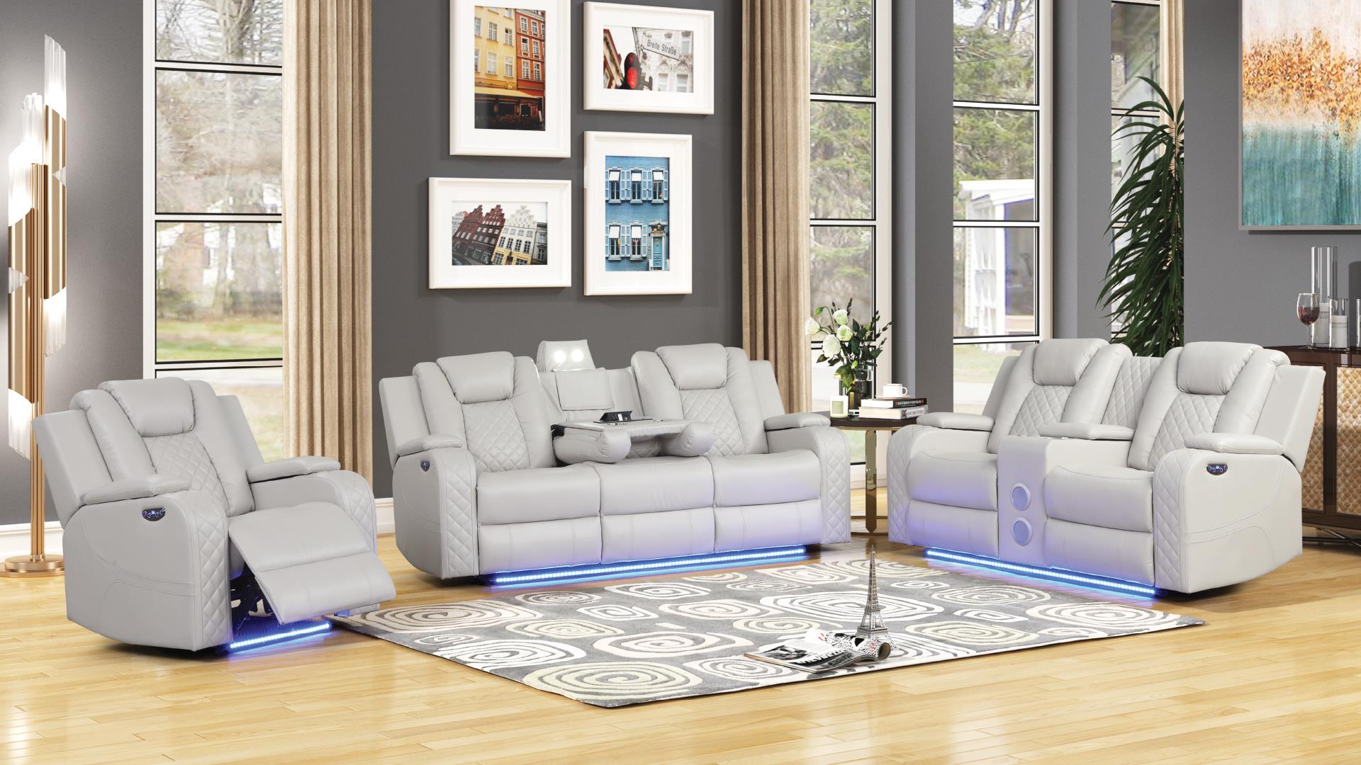 Benz Living Room Collection - Ice