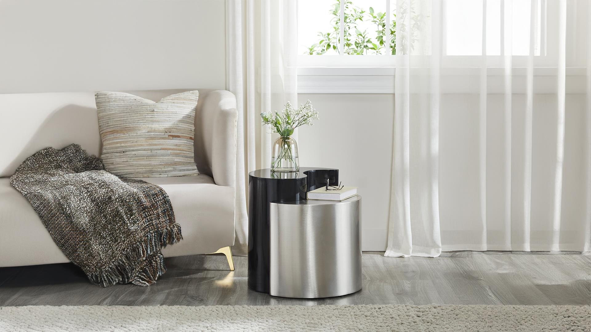 Ying Occasional Table Collection - Silver