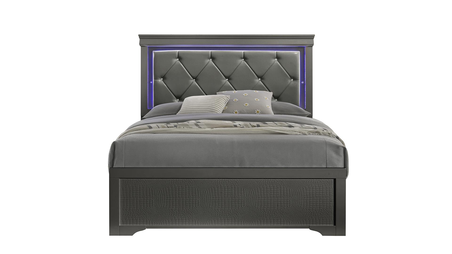 Blaze Bedroom Collection - Gray