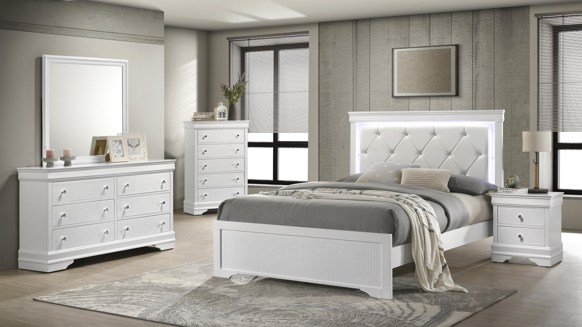 Blaze Bedroom Collection - White