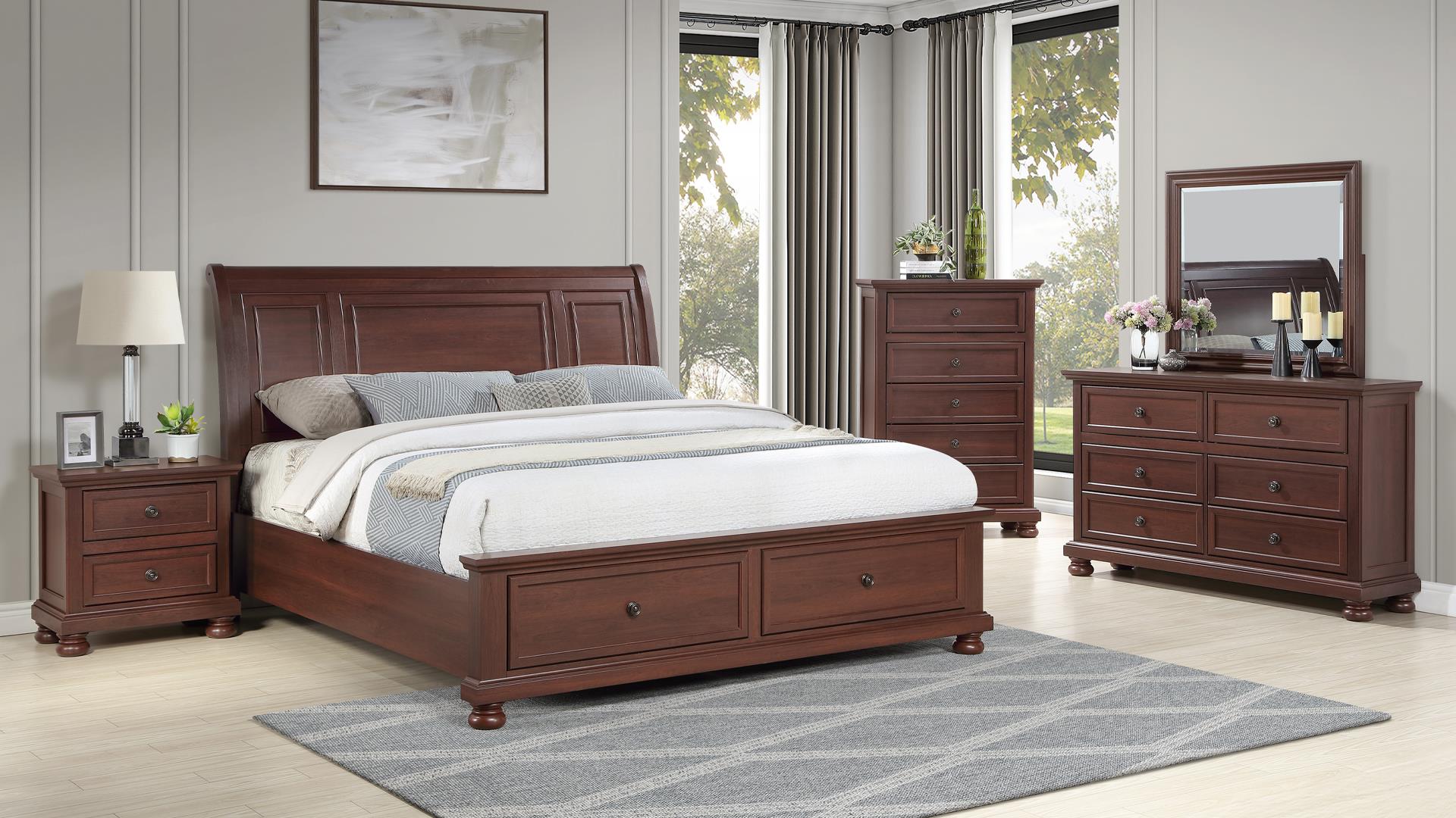 Boston Bedroom Collection - Walnut