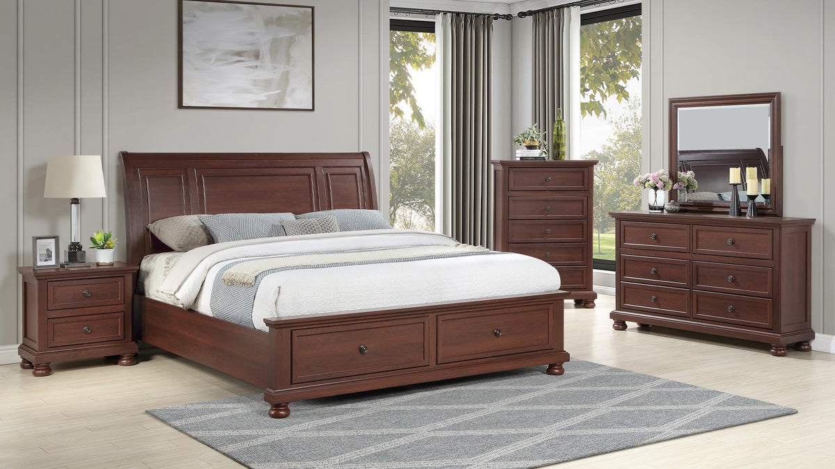 Boston Bedroom Collection - Walnut