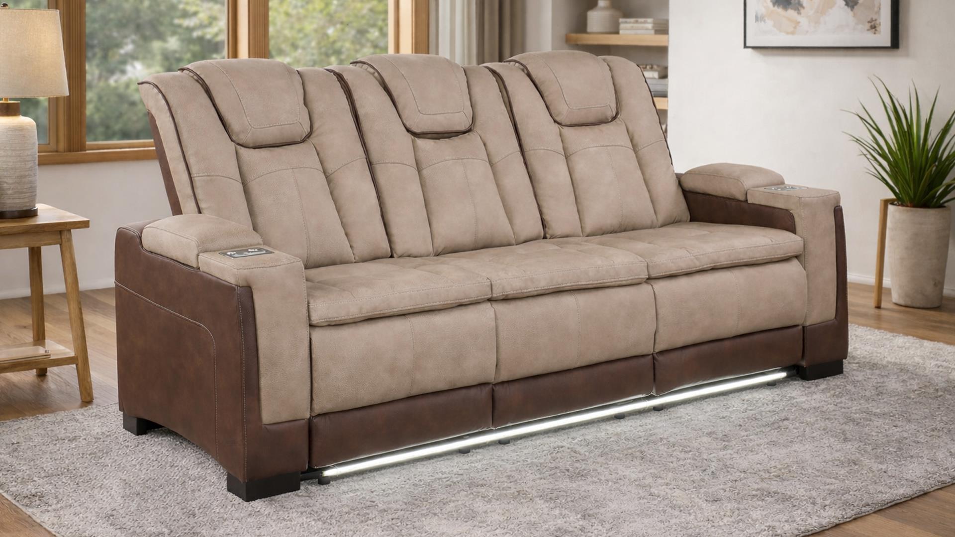 Bruno Living Room Collection - Brown