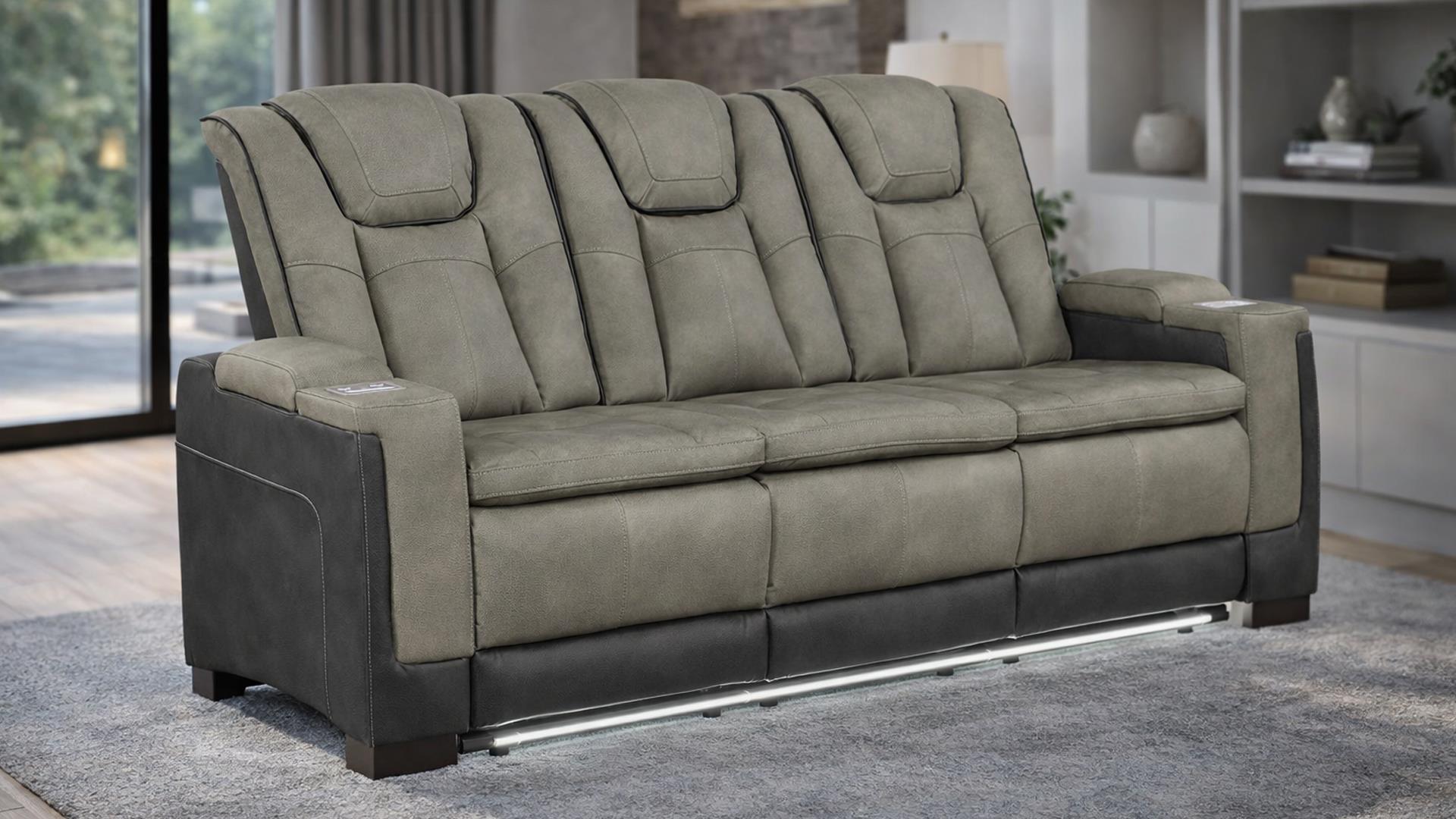 Bruno Living Room Collection - Gray