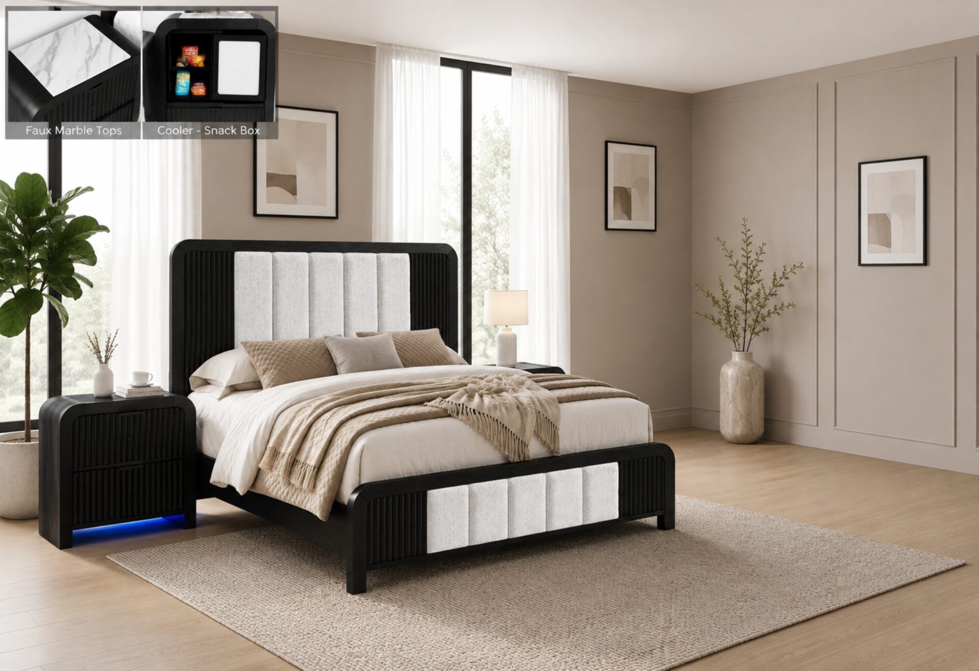 Beckett Bedroom Collection - Black