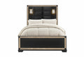 Blake Black Full Bed With Lamps