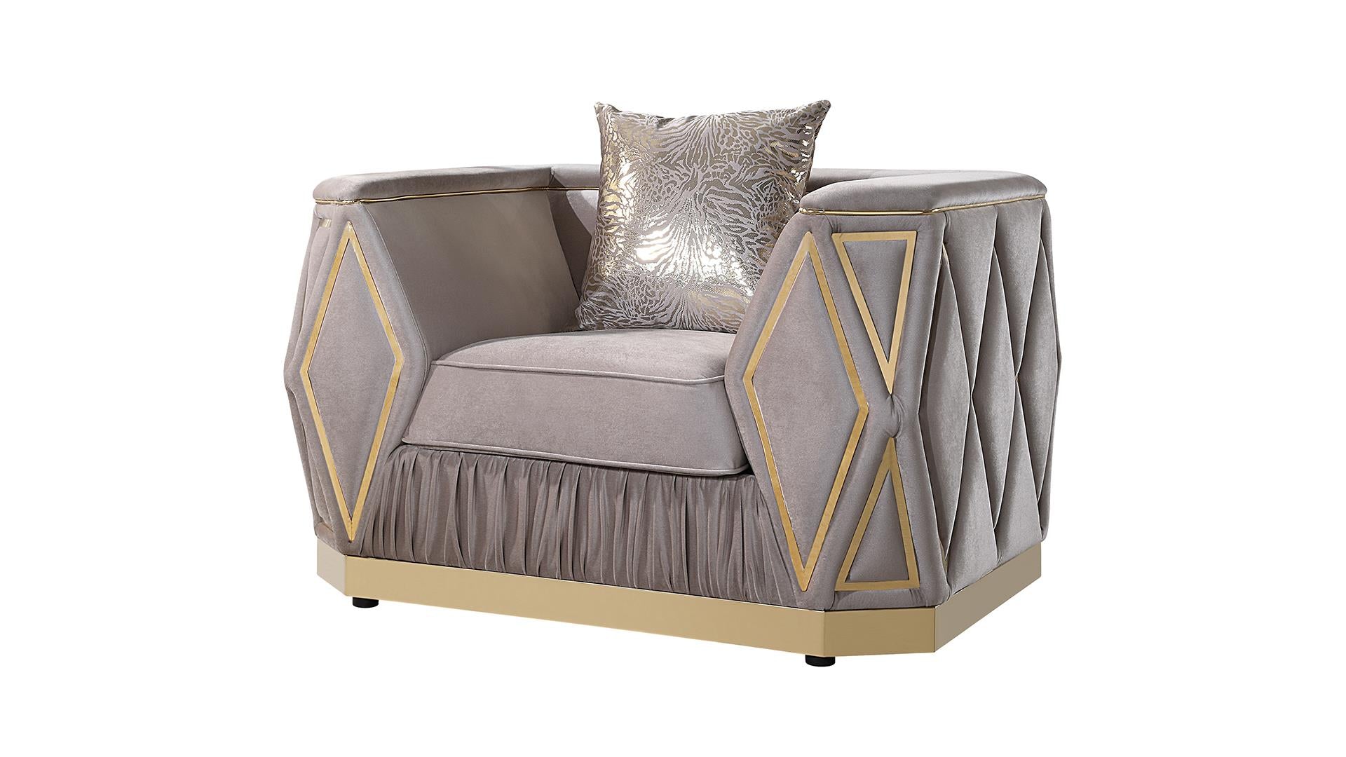 Cavalli Living Room Collection - Taupe