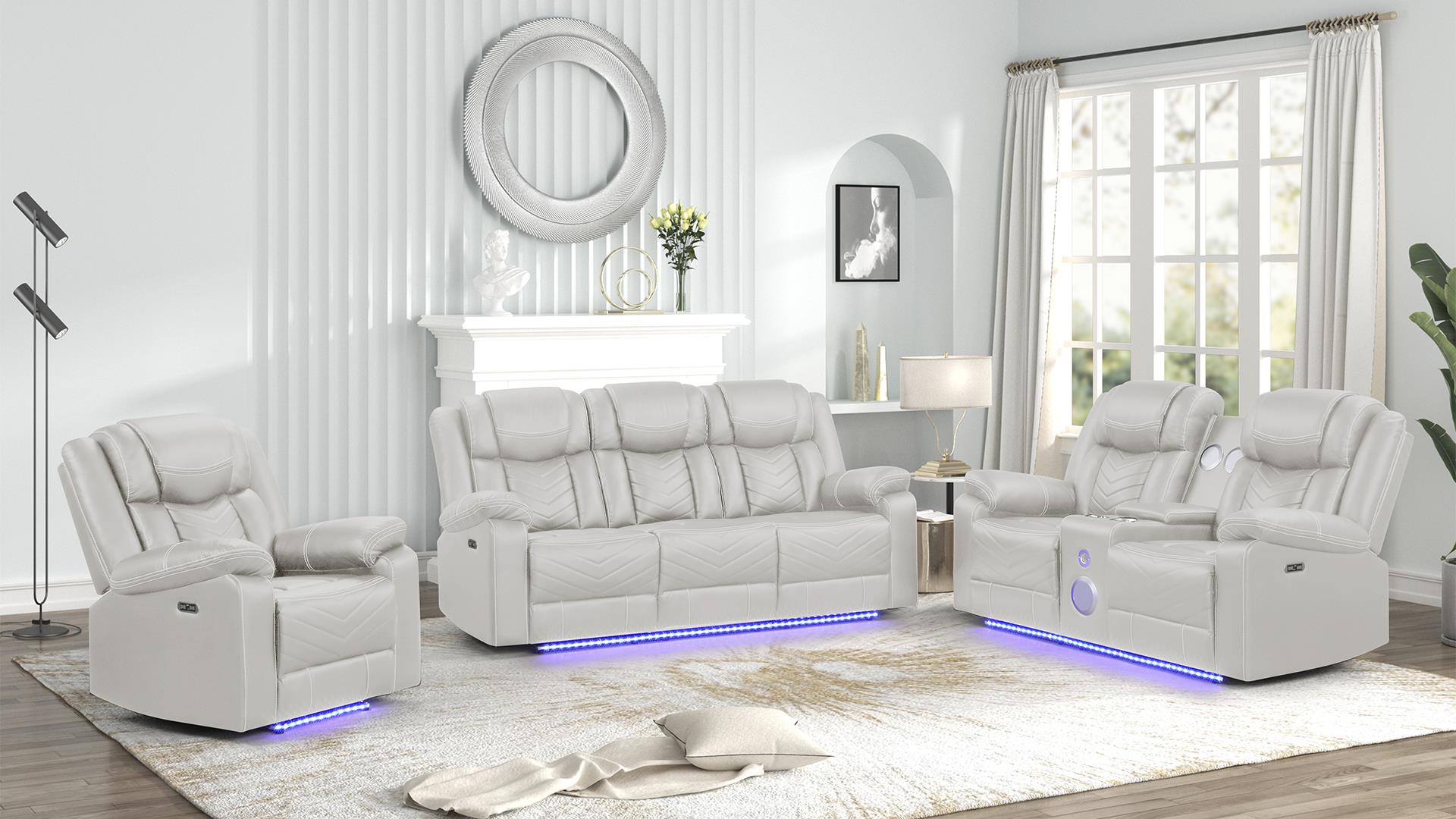 Challenger Living Room Collection - Ice