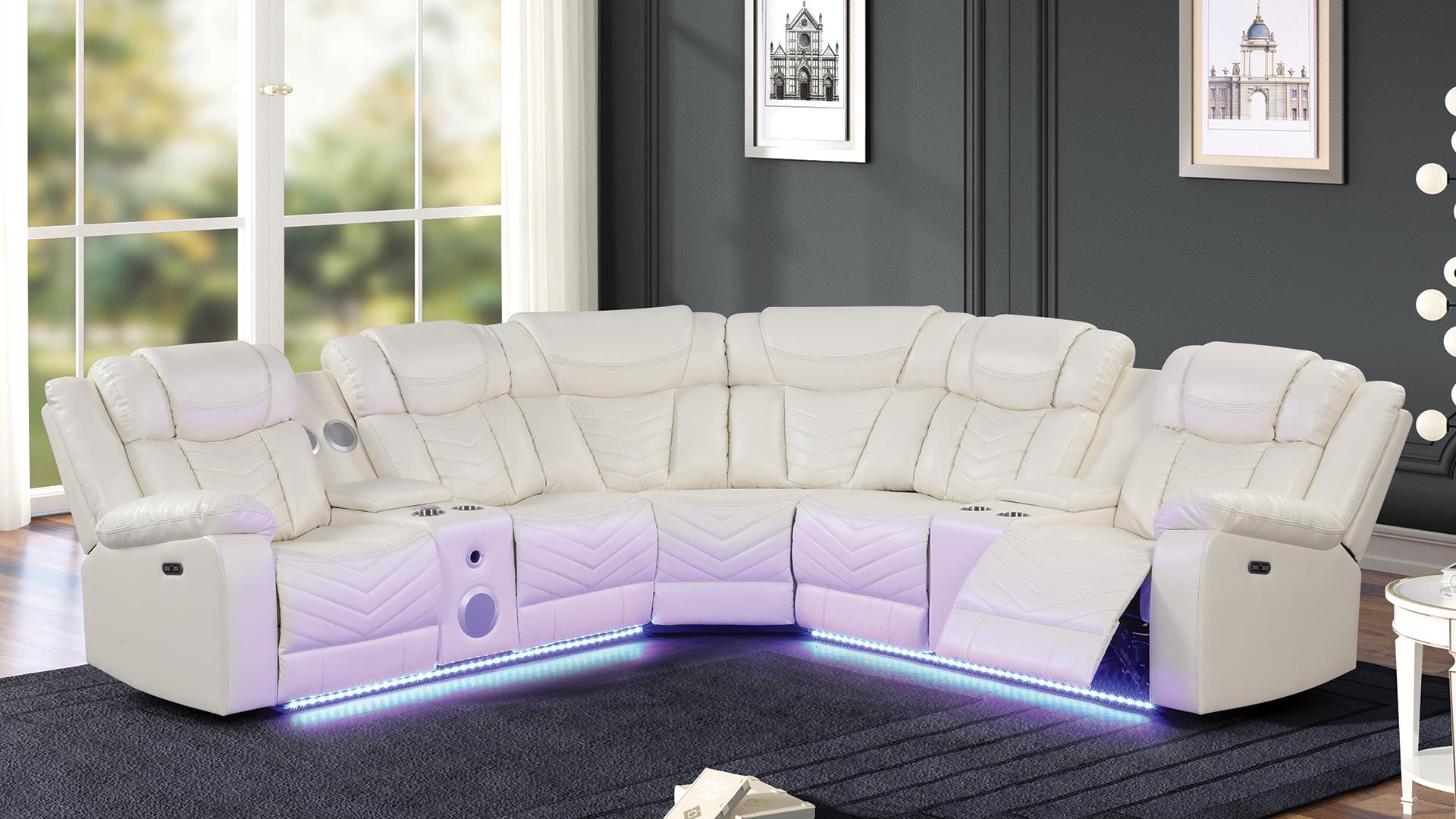 Challenger Living Room Collection - Ice