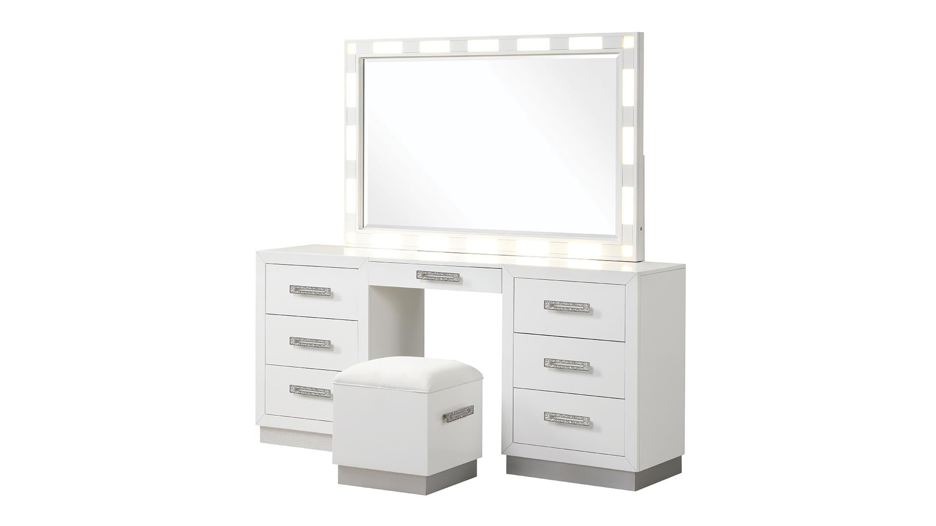 Coco Bedroom Collection - Milky White