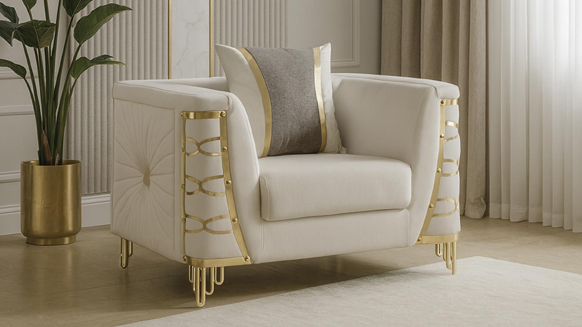 Contessa Living Room Collection - Beige